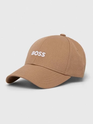 Obrázek produktu BOSS Bavlněná baseballová čepice Zed béžová