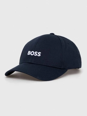 Obrázek produktu BOSS Bavlněná baseballová čepice Zed námořnická modř