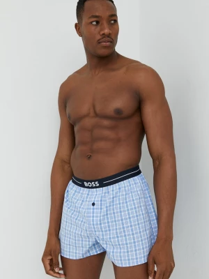 Obrázek produktu BOSS Bavlněné boxerky BOSS NOS Boxer EW 2P 2-pack modrá