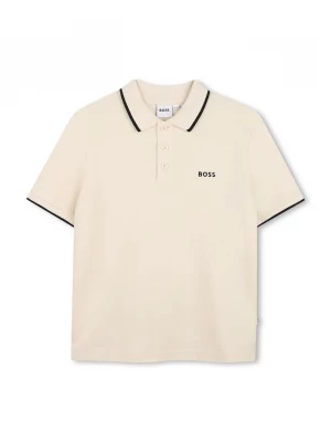 Obrázek produktu BOSS Bavlněné polo tričko BOSS béžová