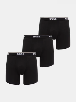 Obrázek produktu BOSS boxerky pánské bavlněné s elastanem 3-pack černá