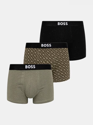 Obrázek produktu BOSS boxerky pánské bavlněné Trunk 3P ONE D 3-pack černá