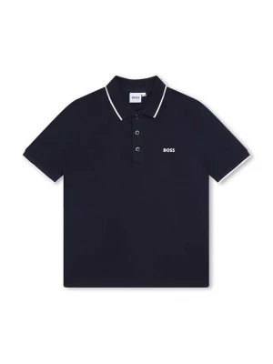 Obrázek produktu BOSS Dětská bavlněná polokošile BOSS námořnická modř