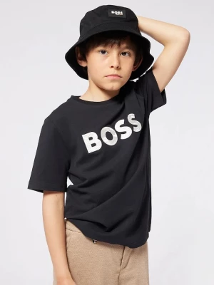 Obrázek produktu BOSS Dětské bavlněné tričko BOSS černá