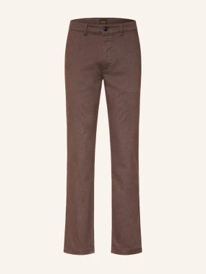 Obrázek produktu Boss Flanelové Chino Kalhoty, Střih Slim Fit tmavě hnědá