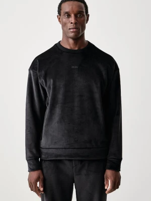 Obrázek produktu BOSS Green mikina pánská velurová SW_Cord Sweat černá