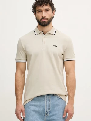 Obrázek produktu BOSS Green polo pánské bavlněné Paddy béžová