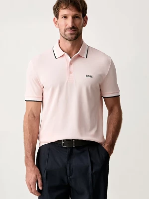 Obrázek produktu BOSS Green polo pánské bavlněné Paddy růžová