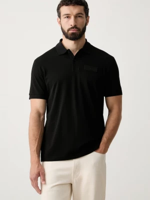 Obrázek produktu BOSS Green polo pánské bavlněné Paddy Structure černá