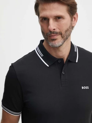 Obrázek produktu BOSS Green polo pánské s bavlnou Paul černá