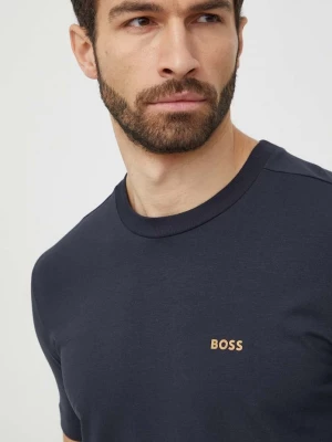 Obrázek produktu BOSS Green tričko pánské bavlněné s elastanem Tee modrá