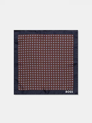 Obrázek produktu BOSS Hedvábný kapesníček H-POCKET SQ-222 námořnická modř
