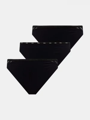 Obrázek produktu BOSS kalhotky dámské 3P LACE BRAZILIAN 3-pack černá