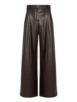 Obrázek produktu BOSS Kalhoty z imitace kůže Tiana4-M 50564757 Hnědá Regular Fit