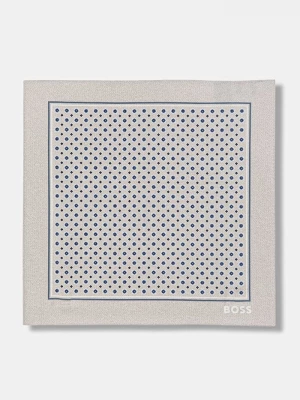 Obrázek produktu BOSS kapesník do saka pánský hedvábný POCKET SQ. ONE béžová
