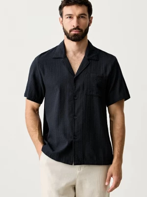 Obrázek produktu BOSS košile pánská s bavlnou Relax_Shirt námořnická modř