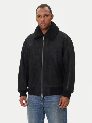 Obrázek produktu BOSS Kožená bunda Jonier 50547567 Černá Relaxed Fit