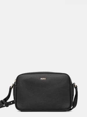 Obrázek produktu BOSS Kožená kabelka BOSS Lenah Crossbody černá