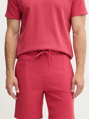 Obrázek produktu BOSS loungewear šortky pánské s bavlnou Waffle Shorts červená
