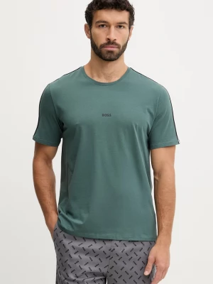 Obrázek produktu BOSS loungwear tričko pánské bavlněné s elastanem Unique T-Shirt zelená
