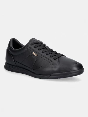 Obrázek produktu BOSS Nitan sneakers boty pánské kožené černá