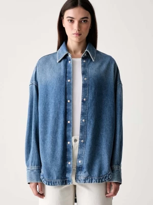 Obrázek produktu BOSS Orange košile dámská džínová C_OVERSHIRT 4.0 modrá