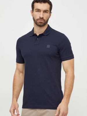 Obrázek produktu BOSS Orange polo pánské bavlněné elastanem Passenger námořnická modř