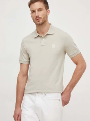 Obrázek produktu BOSS Orange polo pánské bavlněné s elastanem Passenger zelená