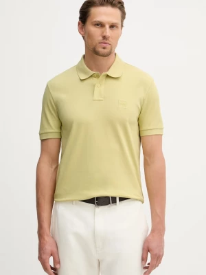 Obrázek produktu BOSS Orange polo pánské bavlněné s elastanem Passenger zelená