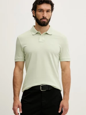 Obrázek produktu BOSS Orange polo pánské bavlněné s elastanem Passenger zelená