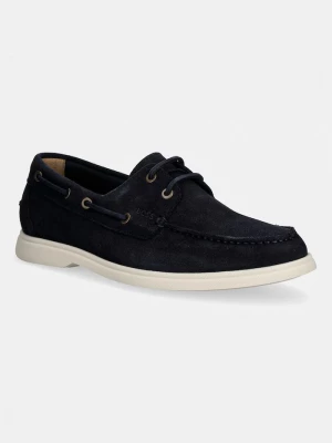 Obrázek produktu BOSS pánské polobotky semišové Sienne námořnická modř