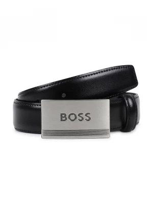Obrázek produktu BOSS pásek dětský kožený černá