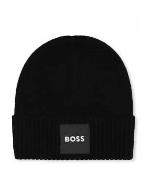 Obrázek produktu BOSS pletená čepice dětská s bavlnou černá