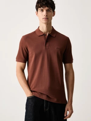 Obrázek produktu BOSS polo pánské bavlněné Pallas hnědá