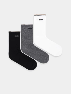 Obrázek produktu BOSS Ponožky BOSS 3P QS Rib Stripe CC 3-pack