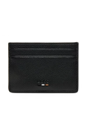 Obrázek produktu BOSS Pouzdro na kreditní karty Grained faux-leather card holder with signature details 50536513 Černá