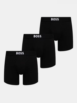 Obrázek produktu BOSS přiléhavé boxerky pánské bavlněné s elastanem BoxerBr 3P BOSS ONE 3-pack černá