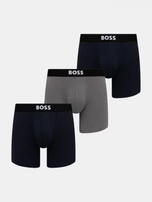 Obrázek produktu BOSS přiléhavé boxerky pánské bavlněné s elastanem BoxerBr 3P BOSS ONE 3-pack šedá