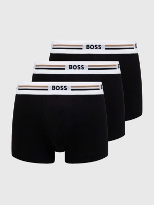 Obrázek produktu BOSS přiléhavé boxerky pánské viskózou Trunk 3P Revive 3-pack černá