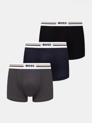 Obrázek produktu BOSS přiléhavé boxerky pánské viskózou Trunk 3P Revive 3-pack černá