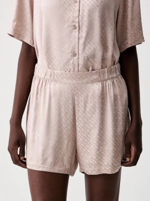 Obrázek produktu BOSS pyžamové šortky dámské z viskózy B Monogram_Shorts béžová