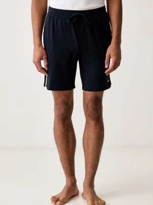 Obrázek produktu BOSS pyžamové šortky pánské bavlněné s elastanem Unique Shorts námořnická modř