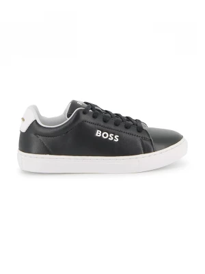 Obrázek produktu BOSS sneakers boty dětské kožené černá