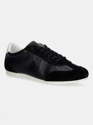 Obrázek produktu BOSS Solenne sneakers boty dámské kožené černá