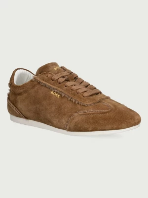 Obrázek produktu BOSS Solenne sneakers boty dámské semišové béžová