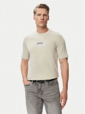 Obrázek produktu BOSS T-Shirt Logo Tape 50566606 Béžová Regular Fit