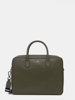 Obrázek produktu BOSS taška na notebook pánská kožená Northon_Doc. Case zelená