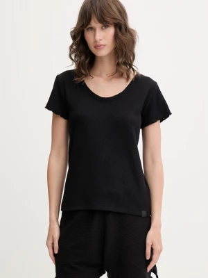 Obrázek produktu BOSS tričkové pyžamo dámské s modalem Cosy Waffle T-Shirt černá