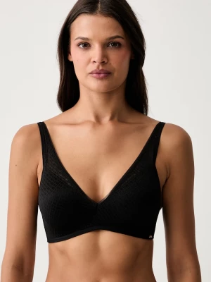 Obrázek produktu BOSS trojúhelníková podprsenka PADDED SOFT_B LACE černá