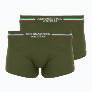 Obrázek produktu Boxerky Aeronautica Militare AM1UBX001 Trunk 2 páry military Zelená